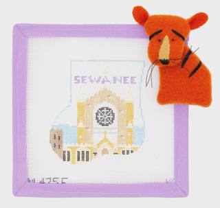 Sewanee Mini Stocking by Kathy Schenkel (thumbnail)
