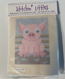 Stitchin Littles Pig Kit by Purple Palm Designs (thumbnail)