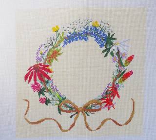 AB-50 Flower Crown by Alice & Blue Needlepoint Designs (thumbnail)
