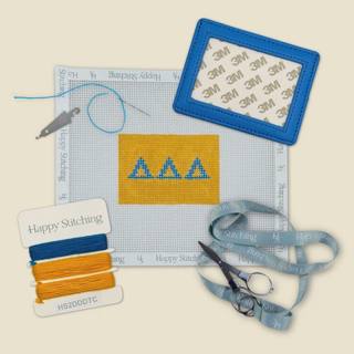 Delta Delta Delta Happy Stitching All-In-One Card Wallet Kit by Happy Stitching (thumbnail)