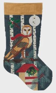 Owl Stocking by Melissa Prince Designs (thumbnail)