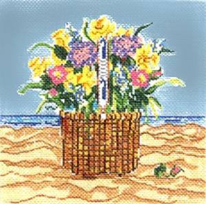 ACK BASKET/FLOWERS by Cooper Oaks Designs (thumbnail)
