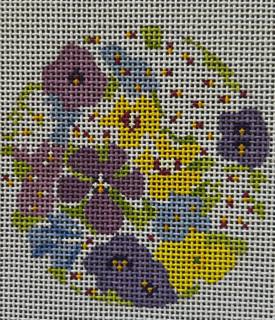Petite Fluer 3" round by The Plum Stitchery (thumbnail)