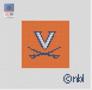 Virginia - Mini Square by Needlepoint by Laura (thumbnail)