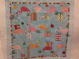 Flamingo Pillow by Pippin Studio (thumbnail)