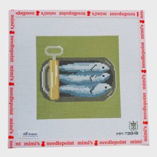 Sardines Green Background by Tilli Tomas (thumbnail)