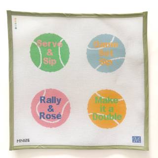 Game Set Coasters by Maura Nolan Designs (thumbnail)