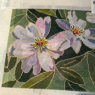 KMK7 Floral Peony in Lavender by Blue Ridge Stitchery (thumbnail)