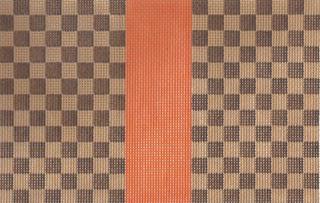 Louis Square - Orange by Kimberly Ann Needlepoint (thumbnail)