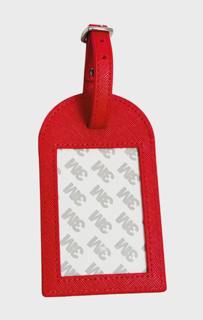Rachel Barri Red Leather Bag Tag by Rachel Barri Designs (thumbnail)