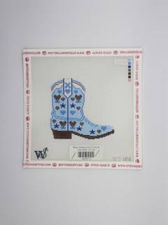 Baby Cowboy Boot Canvas by Wipstitch Needleworks (thumbnail)