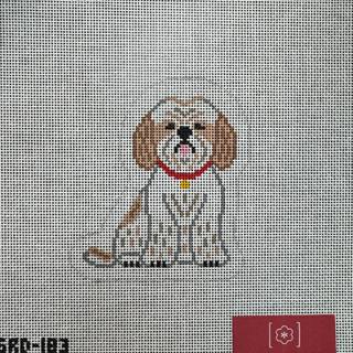 Shih Tzu Ornament by Stitch Rock Designs (thumbnail)