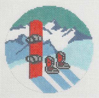 Backcountry Boarder Round by Morgan Julia Designs (thumbnail)