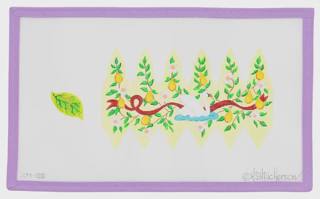 Christmas Pear Ornament - Day 7 by Kate Dickerson Needlepoint Collections (thumbnail)