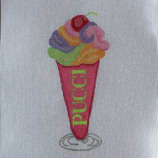 Designer Dessert Mini - Pucci Sherbet Parfait by Kate Dickerson Needlepoint Collections (thumbnail)