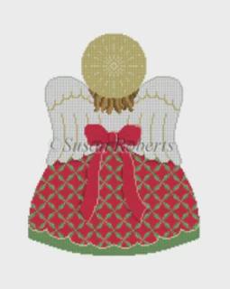 Tree Topper, Star Angel Back by Susan Roberts Needlepoint (thumbnail)