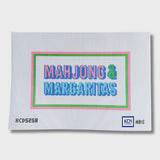 Mahjong and Margaritas Printed Canvas by KCN Designers (thumbnail)