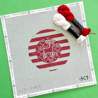 Red Reindeer Stripe Round Kit by KCN Designers (thumbnail)