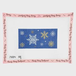 Snowflakes Clutch by Susan Roberts Needlepoint (thumbnail)