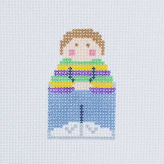Mardi Gras Boy Reveler by Stitch-Its (thumbnail)