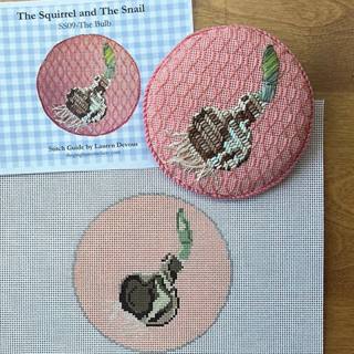The Squirrel & The Snail · Garden Icons-Bulb by The Gingham Stitchery (thumbnail)