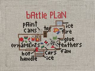 Battle Plan OTHX06 by Susan Battle Needlepoint (thumbnail)