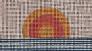CL005 vintage sunrise clutch by Colors of Praise Art Studio (thumbnail)