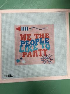 We the People Like to Party Canvas by KCN Designers (thumbnail)