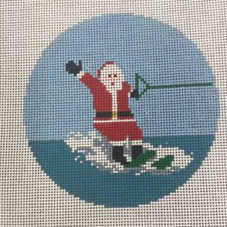 Waterskiing Santa by Ann Kaye Studio (thumbnail)