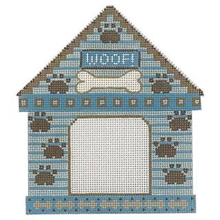 Woof Blue Dog House Frame by Danji Designs (thumbnail)