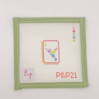 Bam Bird Mahjong Tile Mini by Penny and Penny (thumbnail)