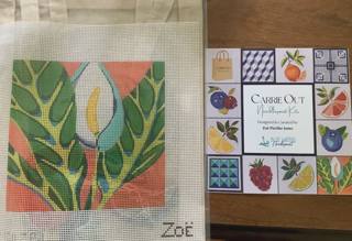 Peace Lily Kit by Blue Waters Needlepoint (thumbnail)