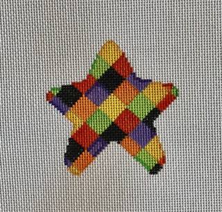 multi harlequin mini star by Associated Talents (thumbnail)