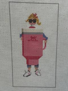 Emotion Support Water Bottle by Jennifer Vallez Needlepoint (thumbnail)
