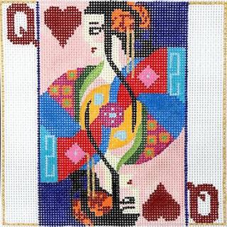 Queen of Hearts 5" Square by Melissa Prince Designs (thumbnail)