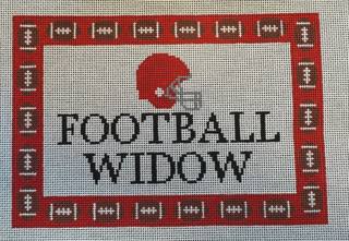 Football Widow by Natural State Needlepoint (thumbnail)