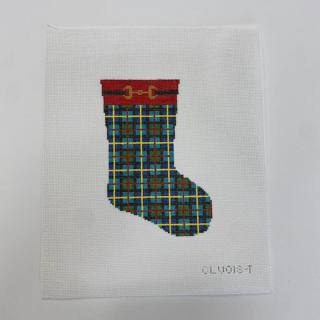 Mini-Stocking - Tartan Canvas by C'ate La Vie (thumbnail)