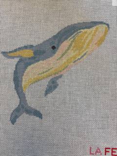 Large Blue Whale by La Fete Needlepoint (thumbnail)