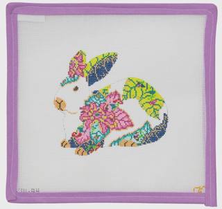 Tobacco Leaf Bunny - Sitting by The Gingham Stitchery (thumbnail)