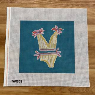 Yellow Bikini Pillow by KCN Designers (thumbnail)