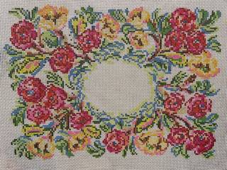 Floral Wreath - Gray Hall by Penny Linn Designs (thumbnail)