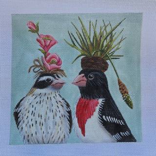Two Birds Talking by Melissa Shirley Designs (thumbnail)