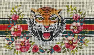 Tiger Face Clutch by Colors of Praise Art Studio (thumbnail)