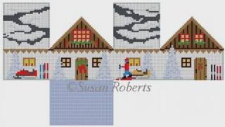 Ski Chalet mini house by Liz Goodrick-Dillon (Tapestry Tent, via Susan Roberts) (thumbnail)
