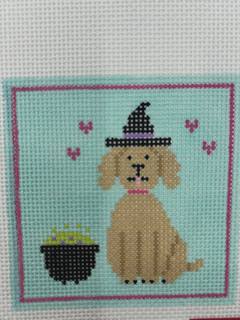 Witchy Pup by Stitch Rock Designs (thumbnail)