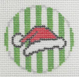 Bag Charm - Santa Hat by A Poore Girl Paints (thumbnail)