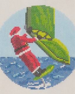 TRUNK - Sporty Santa - Foiling Santa by Ann Kaye Studio (thumbnail)