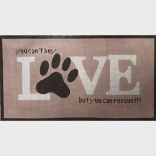 You Can't Buy Love (Brown) by Walkers Needlepoint (thumbnail)
