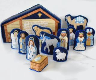 Nativity by Patricia Sone with stitch guide by Patricia Sone (thumbnail)