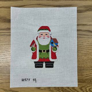 Birdhouse Santa by Liz Goodrick-Dillon (Tapestry Tent, via Susan Roberts) (thumbnail)
